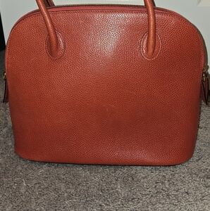Celine Red Leather Shoulder Bag